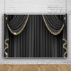 Xiaoterna 2.5 x 1.8 m 3D Black Curtain Background VIP
