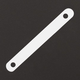 Deck White From Robust Plastic Dimensions Colour 100 and 1000 Pieces | Deck for Filing Machine Heads, Folders Filing Holes and Pocket Wallet