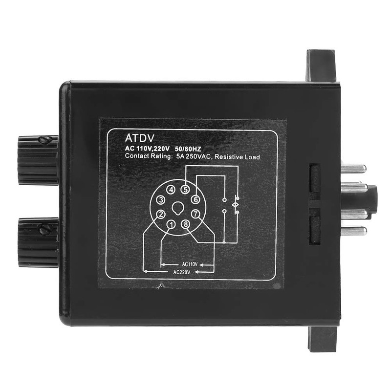 ATDV-NC Twin Timer Relay, with Timing Power-on and Power-Off Function