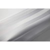 White Satin Stripe Shower Curtain Polyester Fabric - VARIOUS SIZES