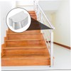 TEHAUX 2Pcs Metal Handrail End Caps Stainless Steel Staircase Handrail