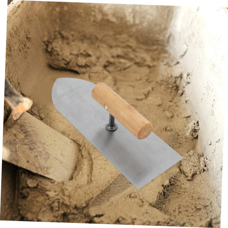 Tofficu Drywall Finishing Trowel with Handle Plastering Tool for Masonry