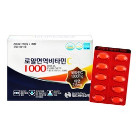 See detailed page Royal Immune Vitamin C 1000 Vitamin C Zinc 1,160mg x 180 tablets x 2 / 로얄면역비타민C 1000 비타민C 아연 1,160mg x 180정 x2개
