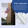 CTUOPTUO Side Mount Flag Pole Holder, Allows Display of 1"