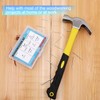 376pcs Hardware Assortment Kit With 2" Nails & 8oz Claw