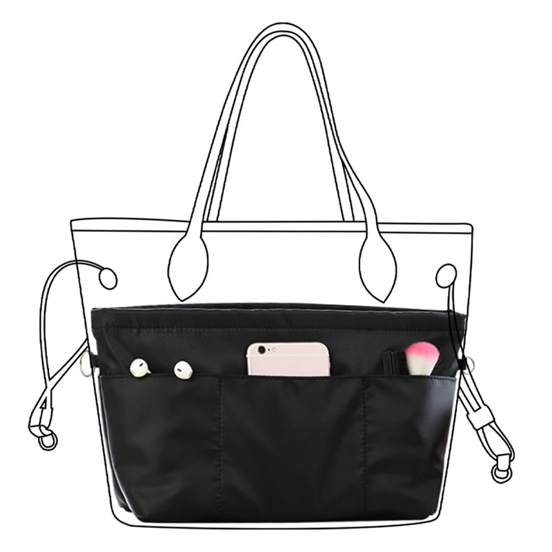 Lckaey purse organizer insert for neverfull gm mm graceful pm