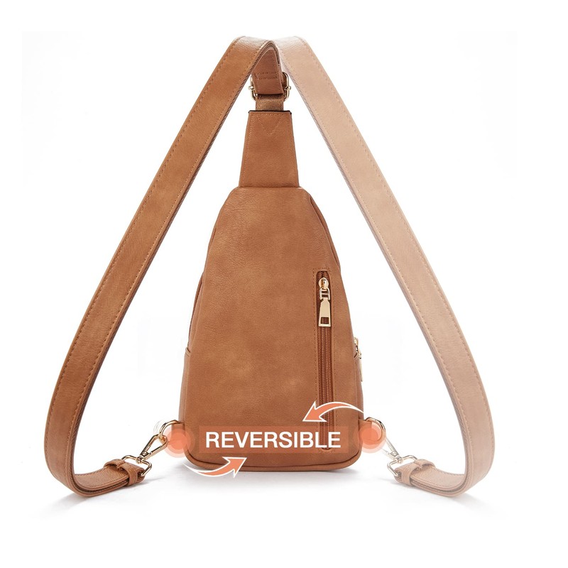 Telena Sling Bag for Women Leather Fanny Pack Crossboday Bags