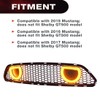 EOMD Mach 1 Front Bumper Grille Compatible with 2015-2017 Mustang