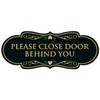 Signs ByLITA Designer Please Close Door Behind You Sign -