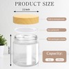 LECEHIVO 25 Pcs Glass Jars with Lids and Lnner Iiners