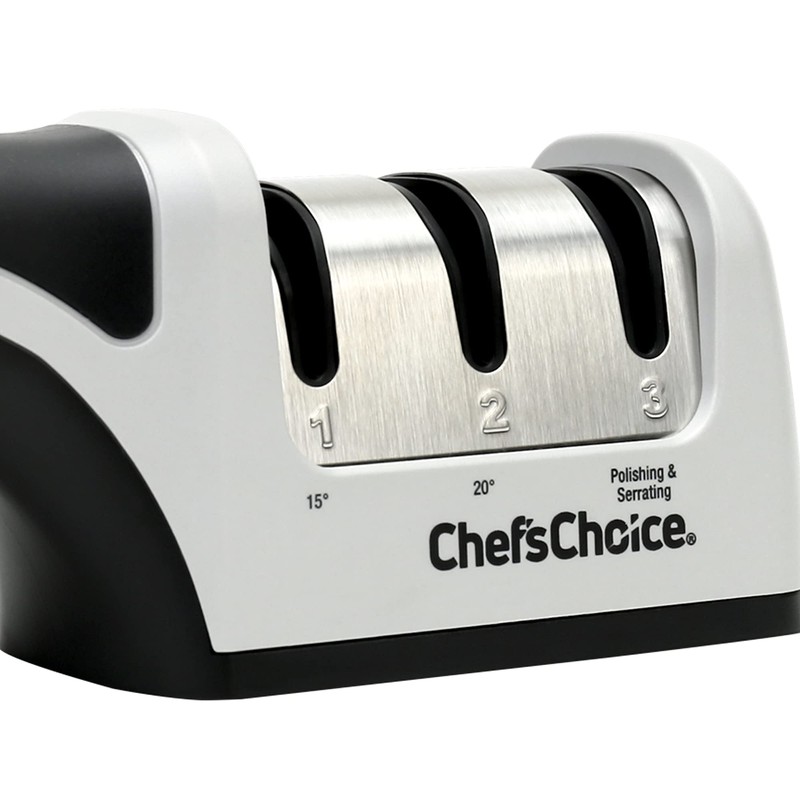 Chef'sChoice Manual Knife Sharpeners for 15- and 20-Degree Straight-Edge and