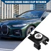 Hihaha No.34406854898 Parking Brake Cable Clip Retainer 1Pcs Black