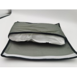 CYBERNOVA Pack of 2 Car Vehicle Seat Belt Harness Shoulder Pad Cover Car Cushion Child Seat Belt Pad for Children Baby Head Support Sleep During Travel (Grey + Grey)