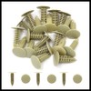 Hihaha 20 Pcs Beige Car Body Panel Plastic Rivets Retainer