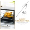 HANABASS 1 Set 3 Pronged Stainless Steel Rotisserie Forks Turkey