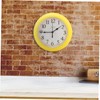 ABOOFAN Non Ticking Wall Clock Round Design Modern Silent Timepiece