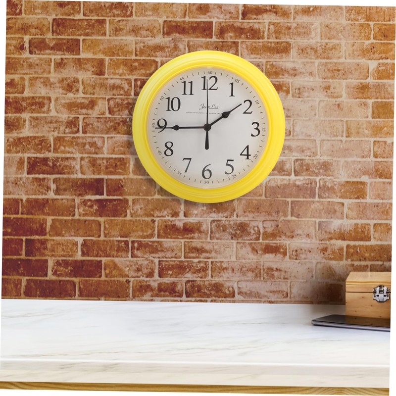 ABOOFAN Non Ticking Wall Clock Round Design Modern Silent Timepiece