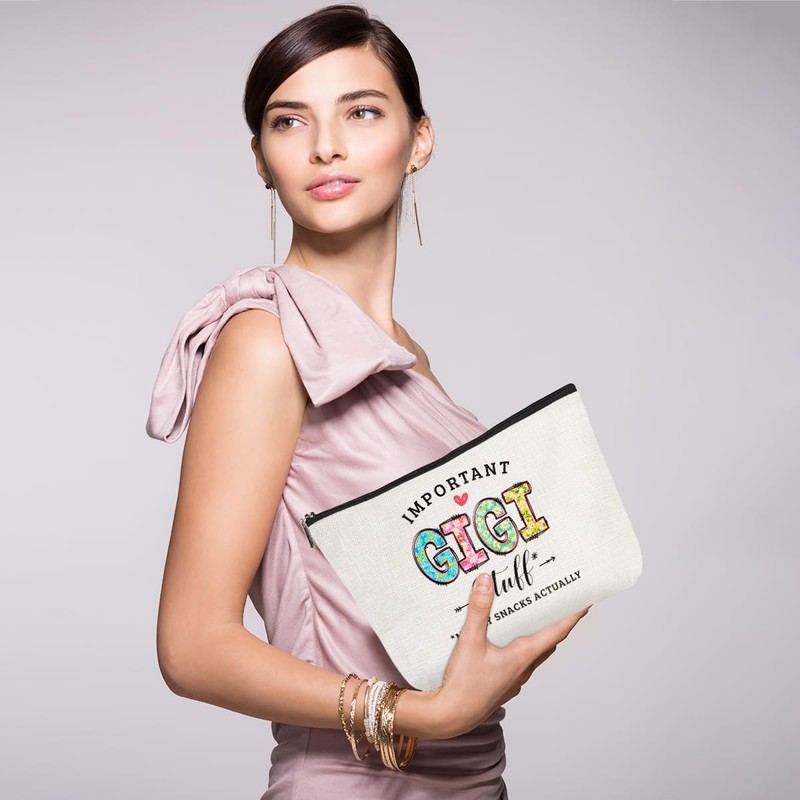 Gigi Gifts for Grandma Cosmetic Bag Makeup Bag Grandma Gifts