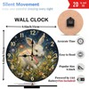 Lancholy Cute Bunny Rabbit Wall Clock Home Decor Art Gift
