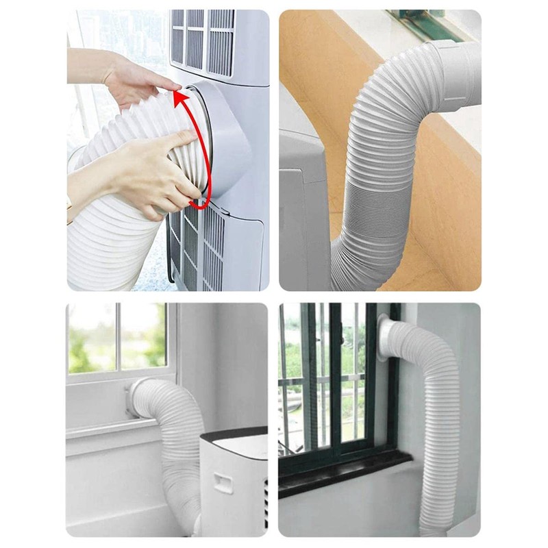 Flexible Exhaust Hose for Mobile Air Conditioners, Tumble Dryers, Cooker
