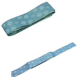 Saruru no Heya Repair Tape for Igusa Floor Mats (Repair Edging) Diamond Pattern Blue 6.6 ft (2 m)
