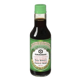 Kikkoman Soy Sauce, Less Sodium, 10 oz