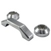 VMS RACING Chrome Windshield Bumper Rests and Footman Loop Bar