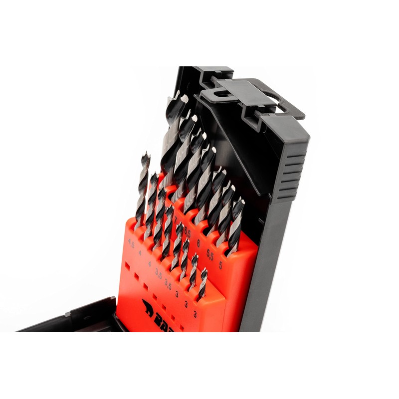 BAER Wood Drill Bit Set (15 Pieces) 3-10 mm -