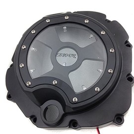 SMT-White LED Engine Clutch Cover See Compatible With Through Kawasaki Zx14R Zzr1400 2006-2013 BLACK Right [B01MF9ZFX6]