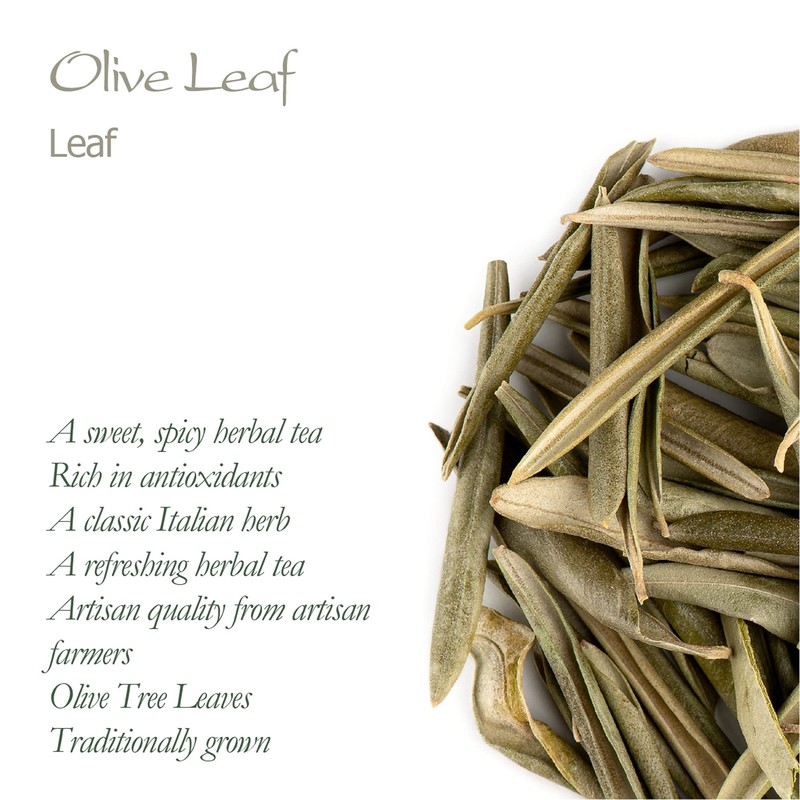 Olive Leaf Tea Organic Greek - Olive Leaves Dried 100g