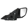 TRQ Passenger Side Power Heated Mirror Smooth Black Paint to