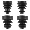 Caltric 2 Front Axle Inner Outer CV Boot Kits for