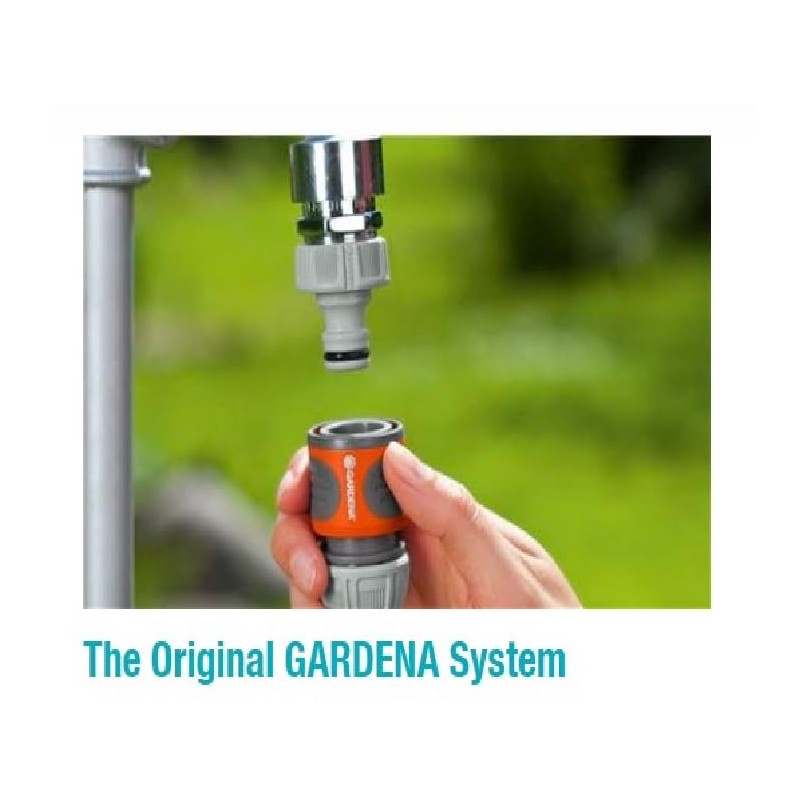 GARDENA 2907-20 Round Faucet Connector (For Faucets Without Threaded Outer