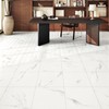 Wallderful 20 Pack Marble Peel and Stick Floor Tile White
