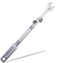 Wrench Extender Tool, 13.4 Inch Universal Wrench Extension Tool with 1/2 Inch Hole Fit for Open End Wrench Extender of Mechanics and Automotive Repairs