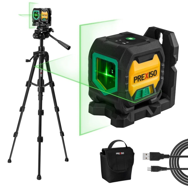 PREXISO Laser Level with 47 Inch Tripod Lazer Leveler Tool