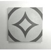 Luna Gray Encaustic 8x8 Honed Finish Cement Tile Floor