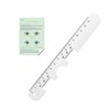 Ezyaid Metal PD Ruler - Pupillary Distance Ruler with Instructions