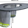 NoBrand Sun Shield Full Brim Mesh Sunshade, High Visibility Reflective
