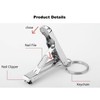 Folding Nail Clippers Portable Nail Clippers with File, Ultra Sharp,