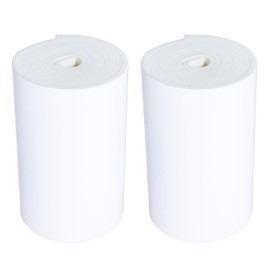 2 Rolls 80x7.8x0.26 inch Car Door Anti Scratch Self Adhesive Foam Parking Protector Compatible with Garage Wall (Black)