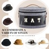 Dansydaisy Hat Box with Shoulder Strap & Multiple Handles, Foldable