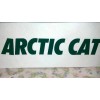 ARCTIC CAT, Snowmobile, DARK GREEN, Sticker/Decal, 9" x 1-1/2"