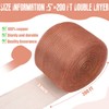 Therwen Copper Mesh 5 Inches x 200 ft Copper Mesh