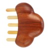 Rosewood Meridian Comb Wide Comb Teeth Reduce Stress Wooden Scalp