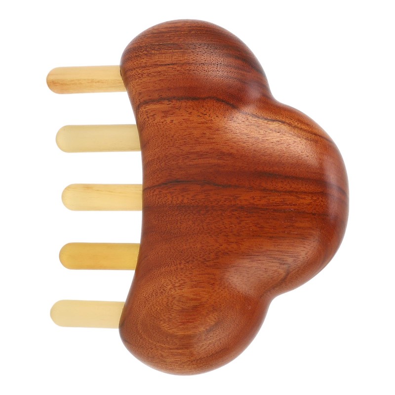 Rosewood Meridian Comb Wide Comb Teeth Reduce Stress Wooden Scalp