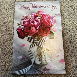 American Greetings Large Heartfelt Valentine's Day card suitable for Anyone.  American Greetings.