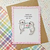 Otter Stamps and Dies Set for Card Making,Clear Stamps and