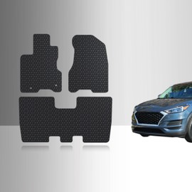 TOUGHPRO Floor Mats Accessories Set for Honda Element SC All Weather Heavy Duty Custom Fit (Made in USA) Black Rubber 2007 2008 2009 2010