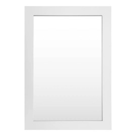 Mebix TRD Espejo Decorativo Para Pared De 36.3cm X 51.3cm Marco Blanco